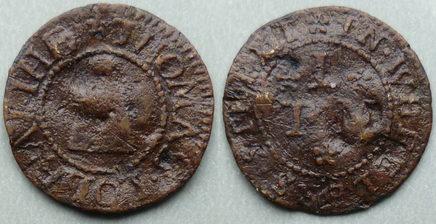 Wheeler Street, Thomas Lole farthing token Wheeler Street, Thomas Lole farthing token